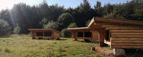 Shelters i Lynggårdsskoven Shelters i Lynggårdsskoven